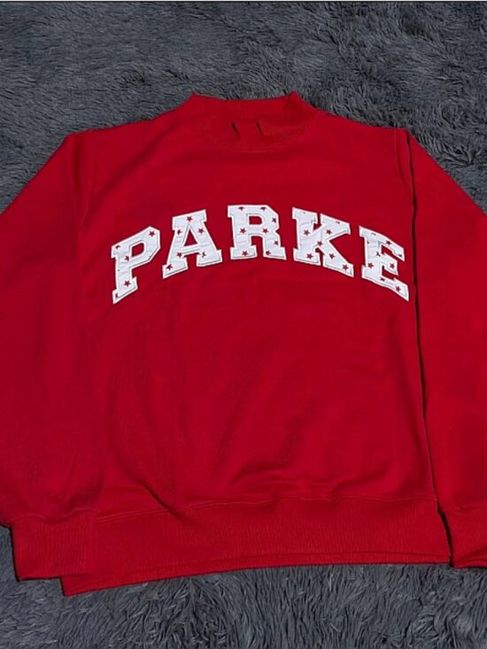 Parke Tops - Parke Women Varsity Mockneck Sail Stars Coastal Sparklers Brand New L/XL